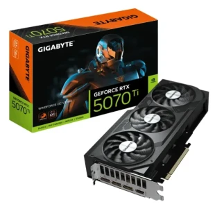 SVGA Gigabyte RTX 5070-Ti WINDFORCE 3 OC SFF 16GB, GV-N507TWF3OCV2-16GD