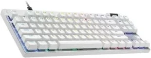 Tastatura žična gaming Logitech PRO X TKL RAPID bela 920-013242
