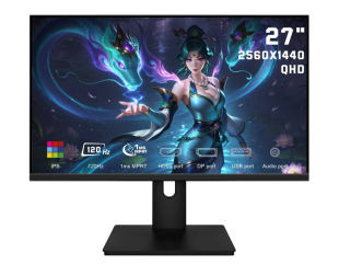 Gaming Monitor 27" QHD 2560x1440 120Hz 1ms Zvučnici, Quantum IQ27EL