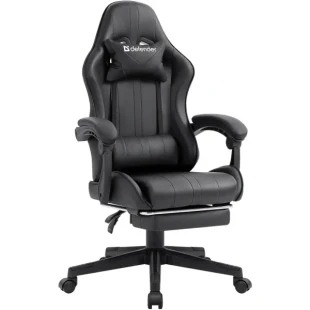 Gaming stolica Defender Azure crna