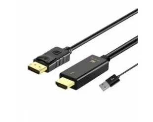 Kabl Displayport - HDMI M/M +USB 2.0/Linkom 1.8m