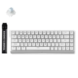 Gaming tastatura MCHOSE Ace 68 White No RGB/Ice Blue Magnetic switch
