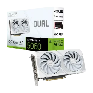 Grafička karta Asus DUAL RTX5060 8GB DDR7 128bit 3XDP/HDMI- bela