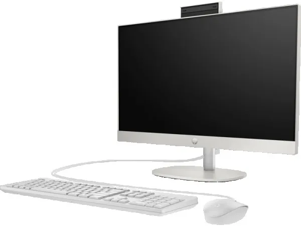 HP ProOne AiO 240 G10 23.8" i3 N300/8GB DDR4/M.2 256GB/M+K/5Mpx White 885G4EA Glavna slika