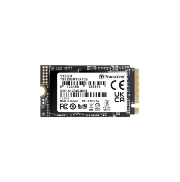 SSD Transcend 512GB M.2 2242 PCIe Gen4x4 TS512GMTE410S Glavna slika