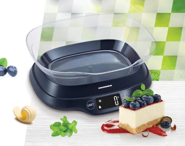 Kuhinjska vaga HEINNER HKSB-TC5P 5kg/L/digitalna/2x1,5VAAA Glavna slika