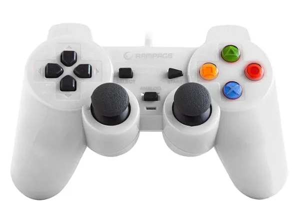 Gamepad USB Rampage SG-R602 PS3/PC 1.8m beli 30493 Glavna slika