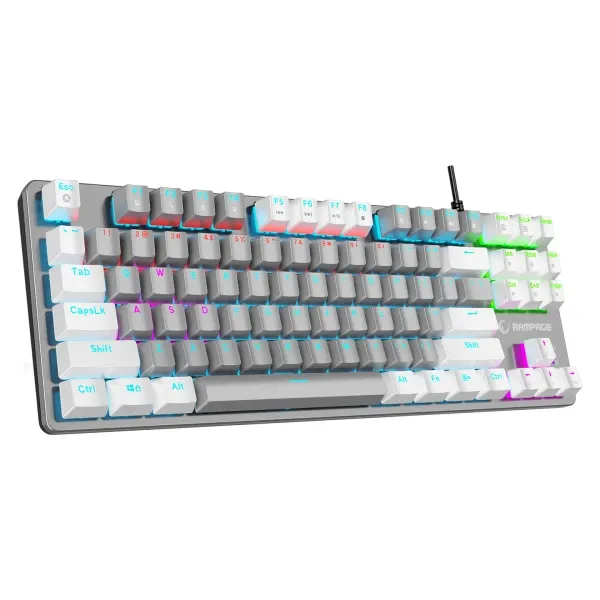 Tastatura žična gaming Rampage Snug K14 TKL mehanička crveni switc 41855 Glavna slika