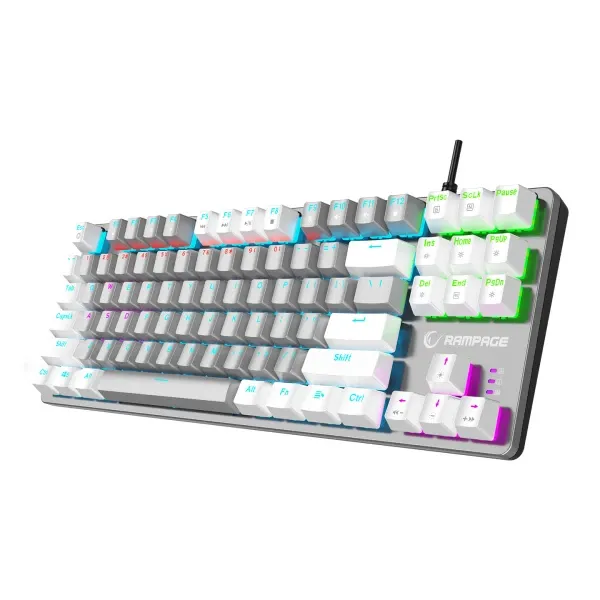 Tastatura žična gaming Rampage Snug K14 TKL mehanička crveni switc 41855 Slika 2