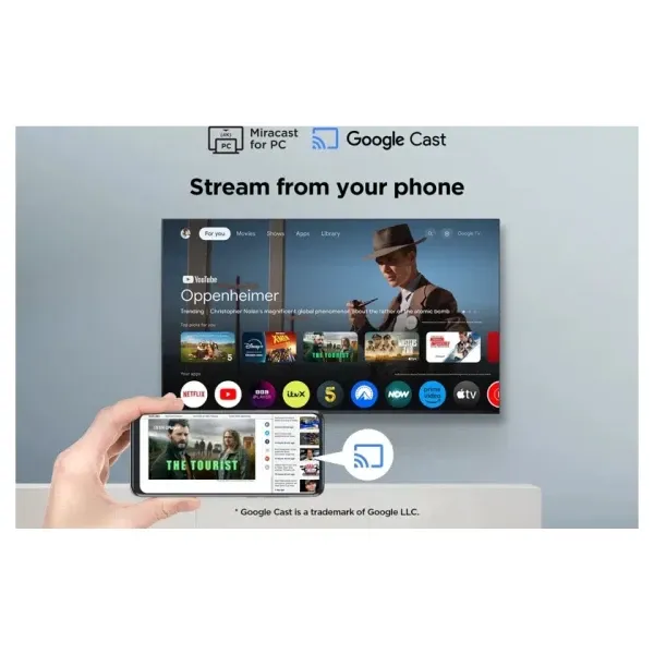 SMART LED TV 55 TCL 55V6C 3840x2160/4K/UHD/DVB-T2/C/S2/Google TV Slika 4