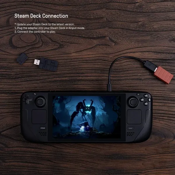 Univerzalni gamepad adapter 8BitDo USB Wireless Adapter 2 PC/PS/Mac/Xbox/Switch/Android black Slika 3