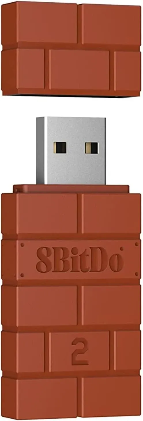 Univerzalni gamepad adapter 8BitDo USB Wireless Adapter 2 PC/PS/Mac/Xbox/Switch/Android brick Glavna slika