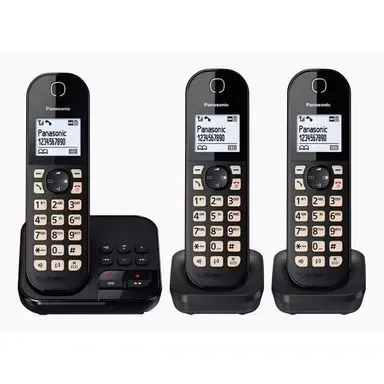 Bežicni telefon Panasonic KX-TGC463GB sa tri slušalice i sekretaricom Glavna slika