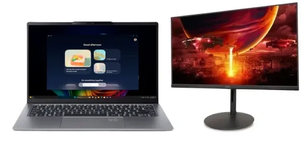 Laptop Acer Swift Go SFG14-64 14 OLED WUXGA/R7-AI 350/16GB/NVMe 1TB/Win11 home/srebrna Glavna slika