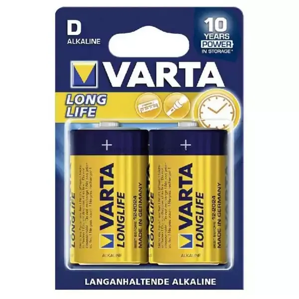 Baterija Varta D LR20 Longlife 2/1 nepunjiva Glavna slika